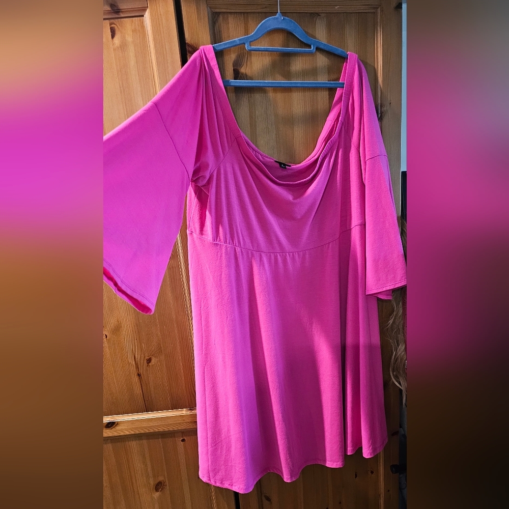 Torrid Bright Pink Women's Off Shoulder 3x